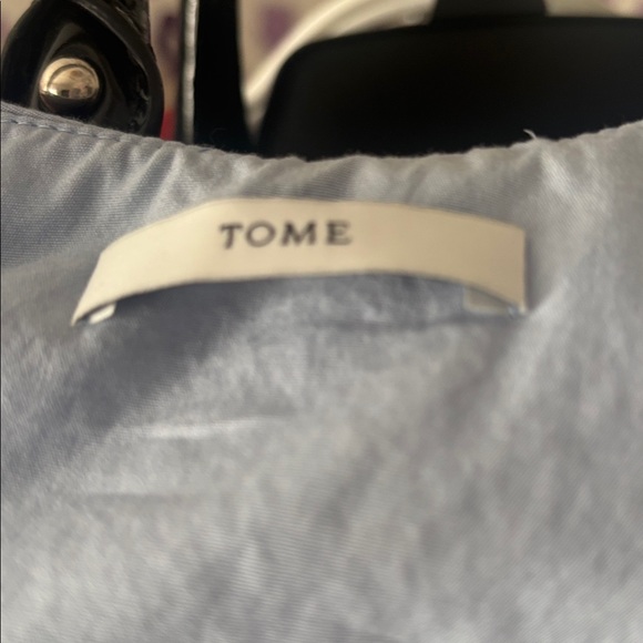 TOME NYC Asymmetrical Gray Dress - Picture 2 of 3